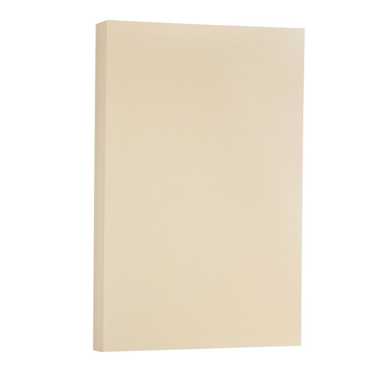 JAM Paper Legal Vellum Bristol Cardstock Paper, 50 Sheets